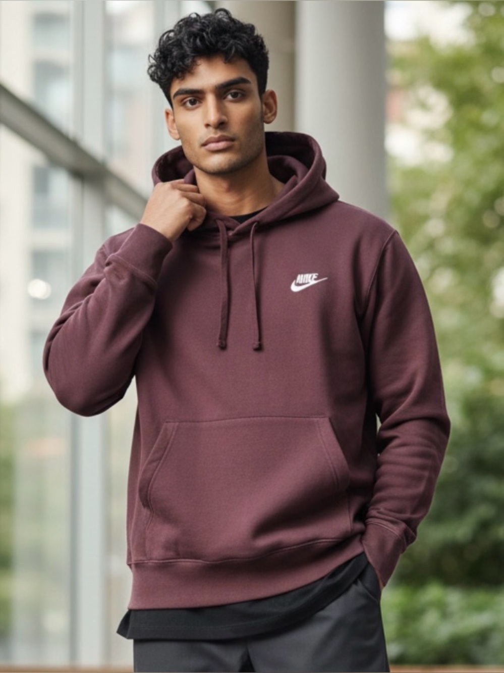Nike Club Fleece Pullover Hoodie Mens Size Small.  NWOT